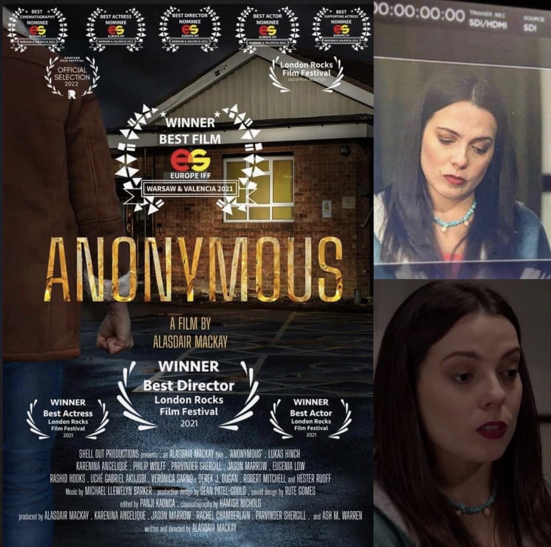 Anonymous The Film will be screening at Premiere Cinemas Romford as part of The Romford Film Festival on Tuesday 24 May at 13:30! 🤩 

I play Violet in this #featurefilm by Alasdair Mackay.  Come and join us! 

🎟 Get tickets here: tinyurl.com/26jex5xb

#latinx #awardwinning