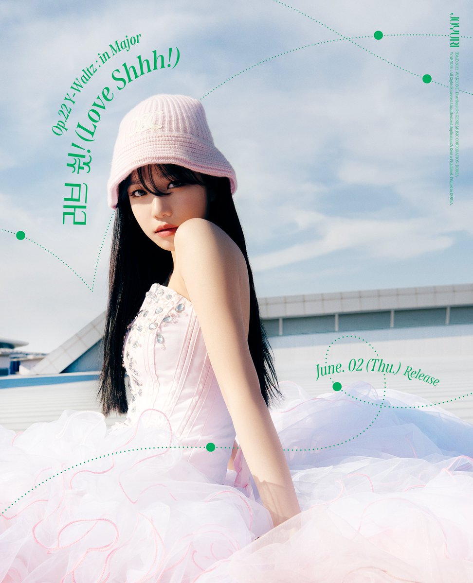 JOYURI_offcl's tweet photo. 조유리 (JO YURI) | Concept Poster

The 1st Mini Album
<𝑶𝒑.𝟐𝟐 𝒀-𝑾𝒂𝒍𝒕𝒛 : 𝒊𝒏 𝑴𝒂𝒋𝒐𝒓>

💿𝙏𝙞𝙩𝙡𝙚  【러브 쉿!(Love Shhh!)】

2022. 06. 02. PM 06:00 (KST)

#조유리 #JOYURI #チョユリ
#조유리_러브쉿💔🔫
#JOYURI_LoveShhh
#チョユリ_LoveShhh https://t.co/frAPiKnZ3v