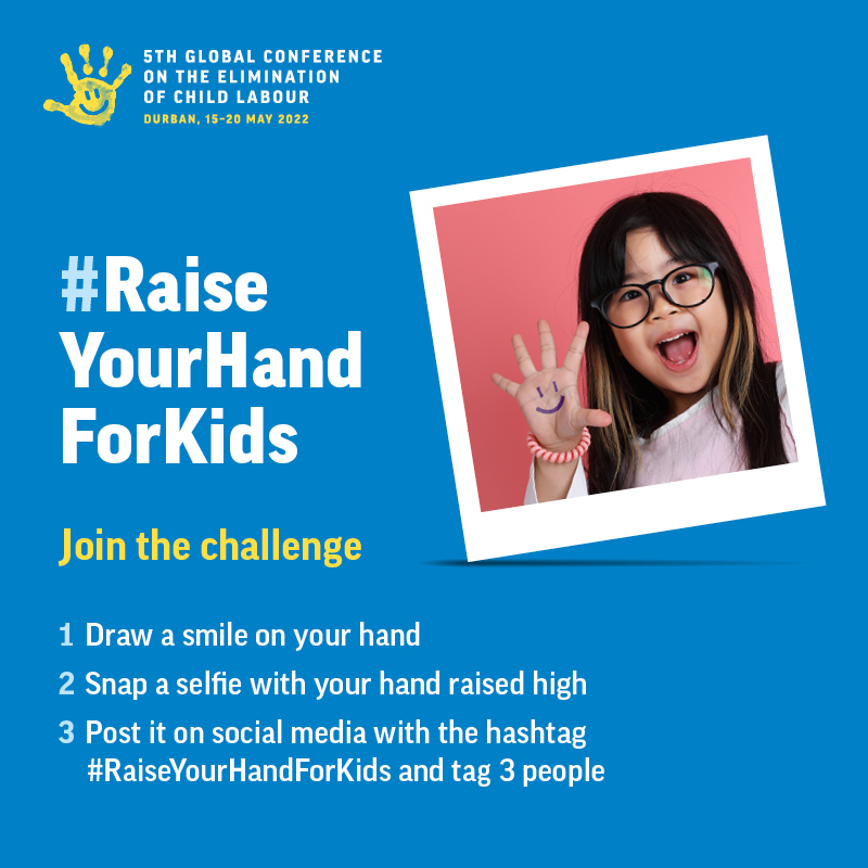 CooperacionAND's tweet photo. Súmate al reto @ilo y apoya este gran esfuerzo por la erradicación del #TrabajoInfantil
1. Dibuja una sonrisa en la palma de tu mano
2. Hazte un selfi mostrándola a la cámara
3. Tuitéalo con la etiqueta #RaiseYourHandsForKids y menciona a 3 personas
👉 https://t.co/9XxQgQIK21 https://t.co/lhiXD7XZtS