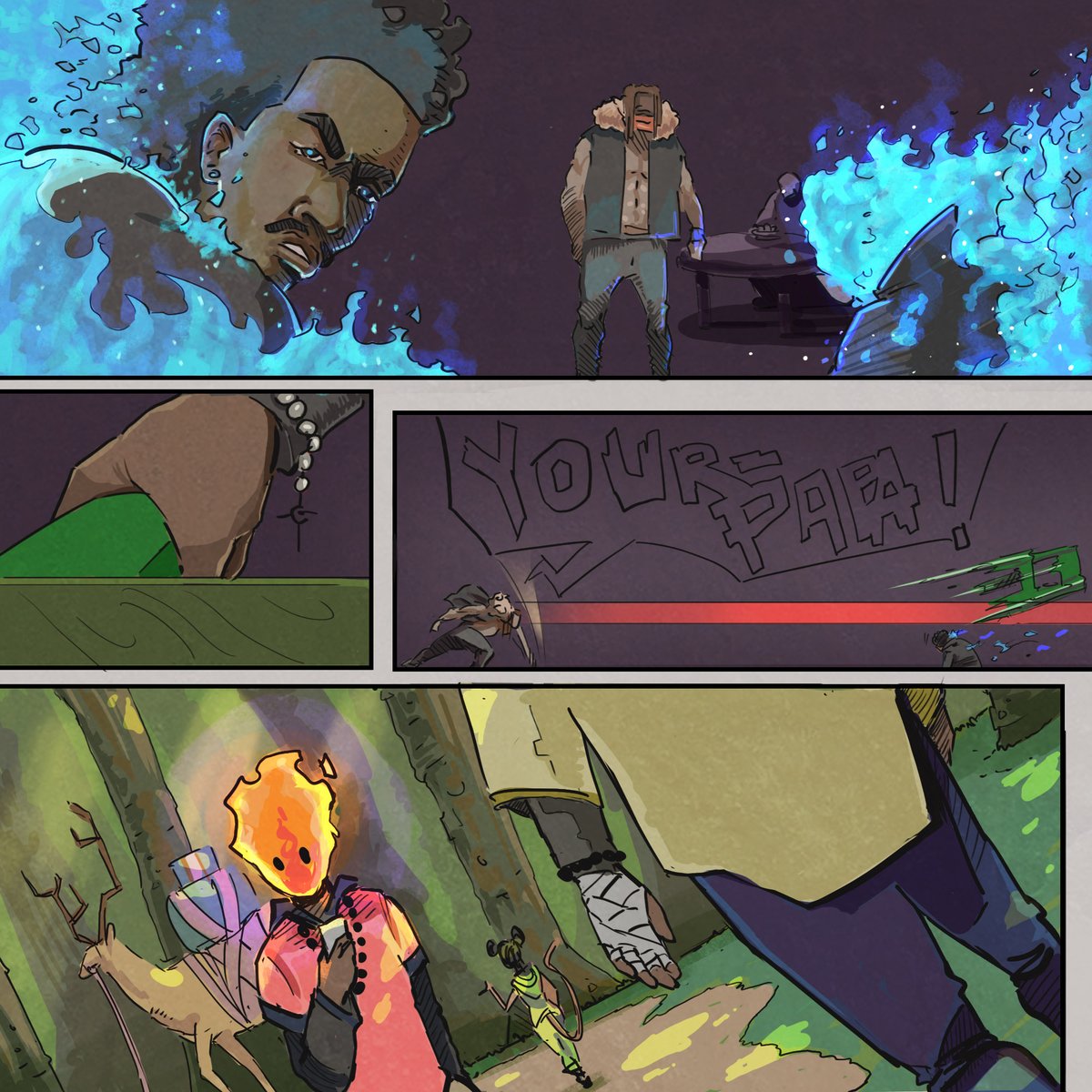 Zesty223's tweet photo. Sneak peek into #FALLINGNIGHT comic series. #comicbooks #ComingSoon #NFTs https://t.co/XejvB9i1GI