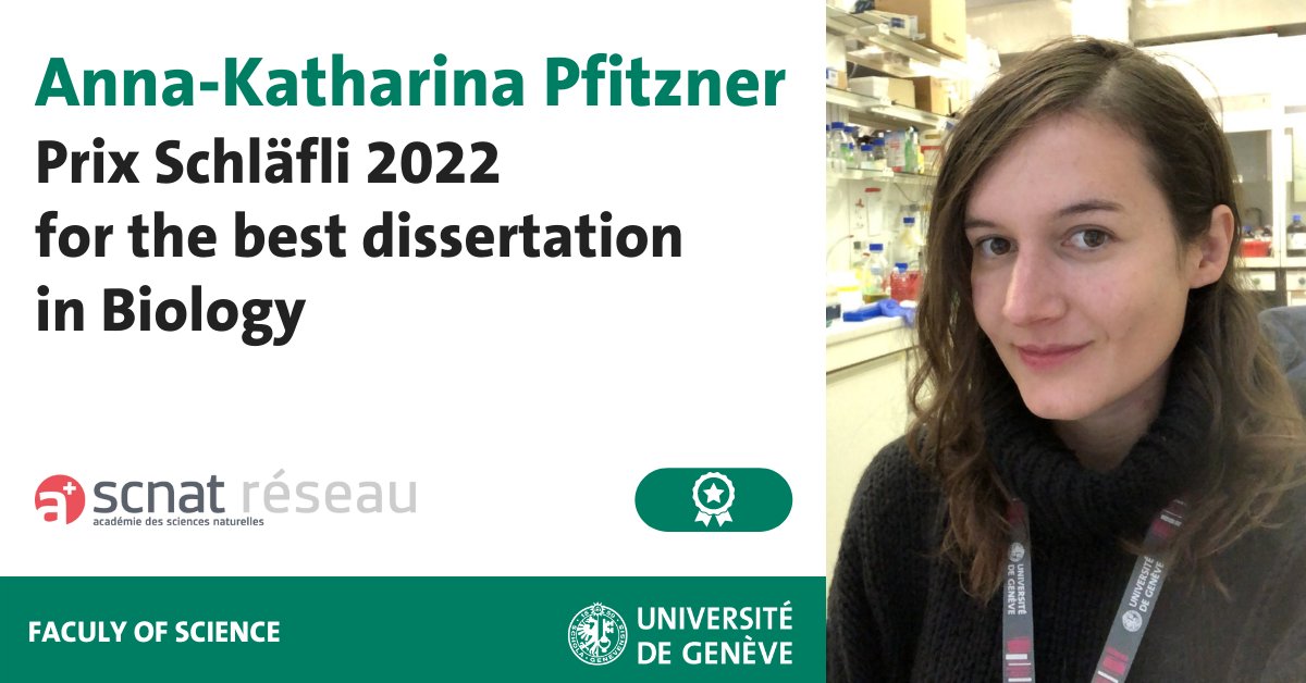Congratulations to Anna-Katharina Pfitzner <a href="/AKPfitzner/">Anna Pfitzner</a>, PhD student <a href="/RouxLab/">Roux Lab</a>, one of the four winners of the #PrixSchläfli 2022 in #naturalsciences. 

She has researched a mechanism that is key to many processes in cell #biology.

scnat.ch/en/awards/schl…