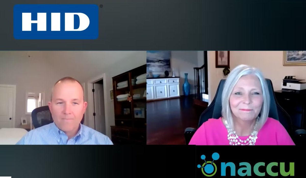 HIDGlobal's tweet photo. We are seeing a trend in the migration from plastic cards to #mobileIDs. How can higher #education chart the path and transition at the right pace? Watch the @naccuorg interview to learn more. https://t.co/vz10M2epoo https://t.co/gSNKfMNJdX