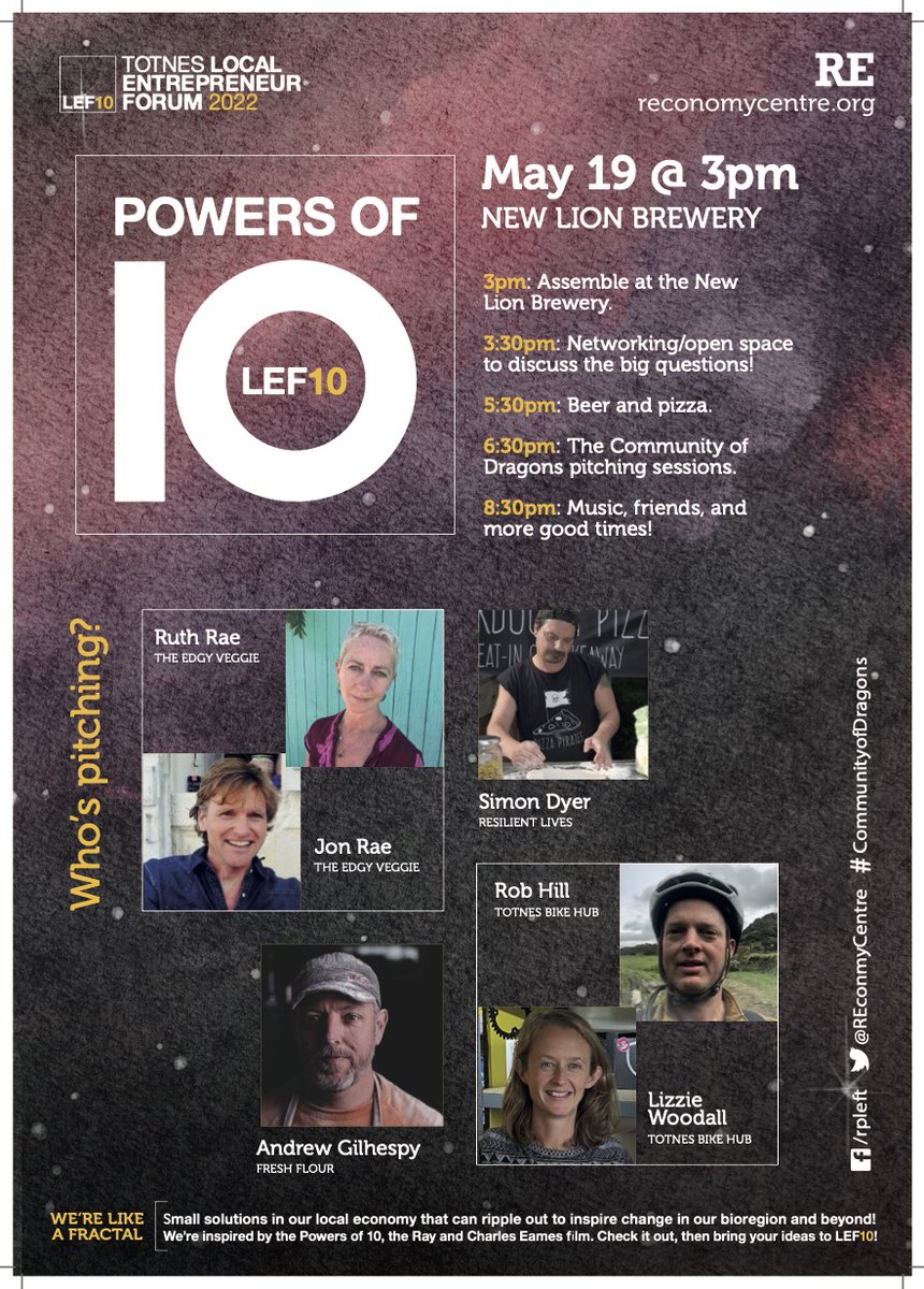 ATTN regenerative, ethical, green, local entrepreneurs and potential entrepreneurs: 

Big breakout session on financing your project. Meet professionals who can offer advice. Make connections. Come to the Local Entrepreneur Forum, Thursday 19th 3pm - 8pm, <a href="/NewLionBrewery/">New Lion Brewery</a>