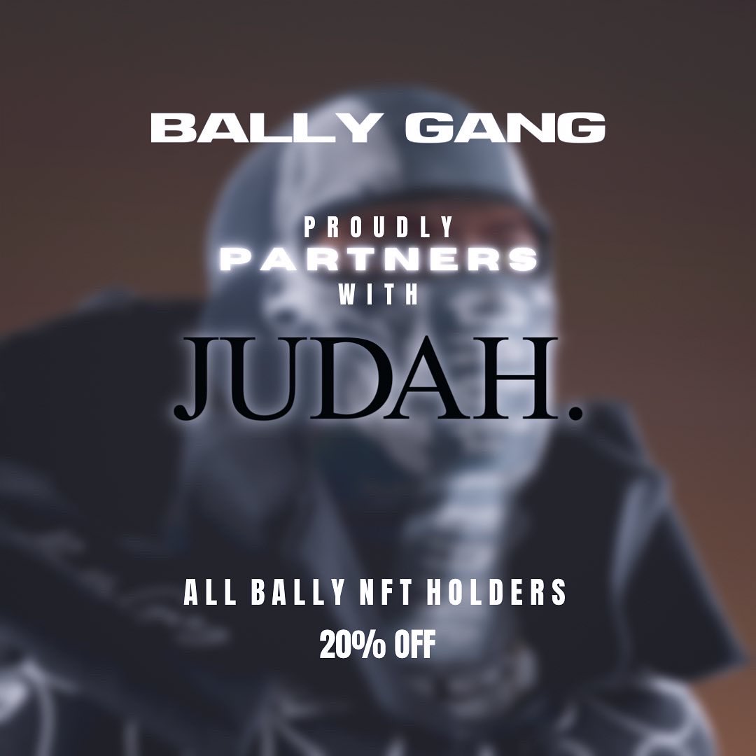 ballygangnft's tweet photo. 🚨 BALLY GANG PARTNERSHIP 🚨

Launched in Melbourne’s southeastern suburbs in 2016, JUDAH has achieved cult status among Australia’s streetwear scene ‼️

We’re proud to have JUDAH a part of our community! 🤝

#BALLYUP #BALLYGANG 🥷 https://t.co/itqcG4GGQG