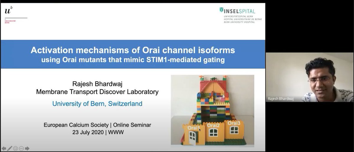 EuroCalcium's tweet photo. Use of metaphors and every day concepts to explain your point animates your presentation and makes it easier to understand 💡
Here, #Calcium entry explained with LEGO by Rajesh Bhardwaj in his #ECSwebinar. #scicomm #jECSscicomm
Find the webinar here: https://t.co/JTljPGEppX https://t.co/1VtS0SLDdq