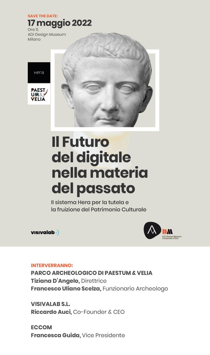 Eccom (@eccom_it) on Twitter photo Siamo a <a href="/MuseumAdi/">ADI Design Museum</a> a Milano per dialogare con un intervento di Francesca Guida sul futuro del digitale per il patrimonio culturale con Visivalab e <a href="/paestumparco/">Parchi archeologici di Paestum e Velia</a> - Velia. Siamo a <a href="/MuseumAdi/">ADI Design Museum</a> a Milano per dialogare con un intervento di Francesca Guida sul futuro del digitale per il patrimonio culturale con Visivalab e <a href="/paestumparco/">Parchi archeologici di Paestum e Velia</a> - Velia.