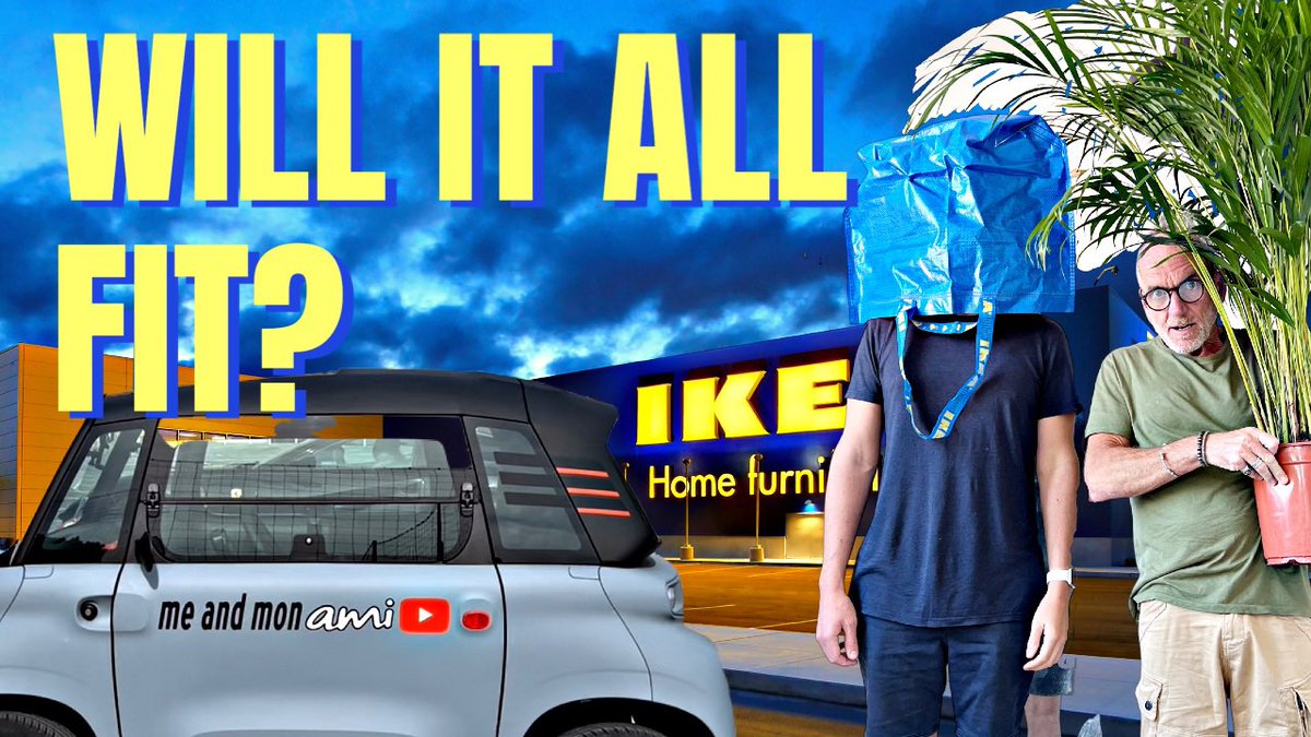 In this week’s video we take our Citroen Ami to the grand opening of Ikea In Nice but unfortunately Mr Boo has further health issues…#ikeanice #CitroenAmi #citroenuk #ikeafrance 
 youtu.be/JsafAiUW3vE