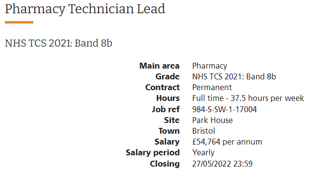 HaddingtonNick's tweet photo. And... More details of our new 8b Pharmacy Technician Lead (South west) post now out to advert https://t.co/YiI7juKWZk. Note - any office base in SW (not just Bristol) @HEE_SouthPharm https://t.co/0O9DDuM6s5