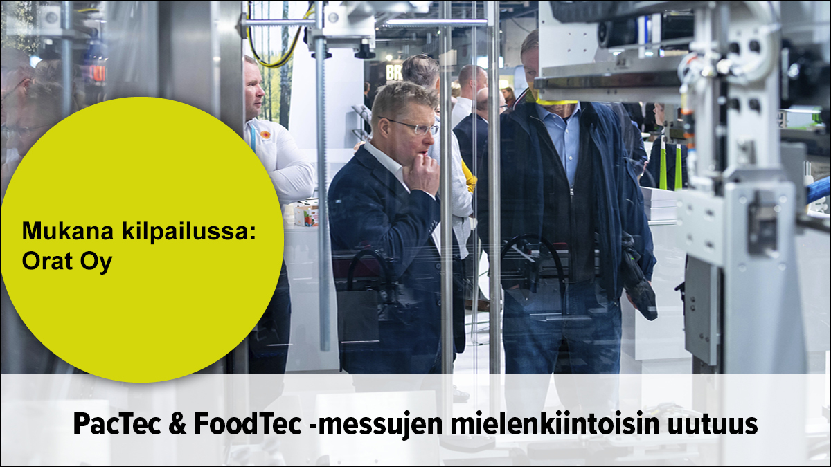 PacTec &amp; FoodTec -messujen mielenkiintoisin uutuus -kilpailussa on mukana Orat Oy Sanzonate Aquaflow -nano-otsinuvesilaitteellaan, joka tuottaa rajattomasti käyttövalmista nano-otsonivettä.

Monipuolinen tuote vastaa eri toimialojen puhdistustarpeisiin ja ympäristöarvoihin.