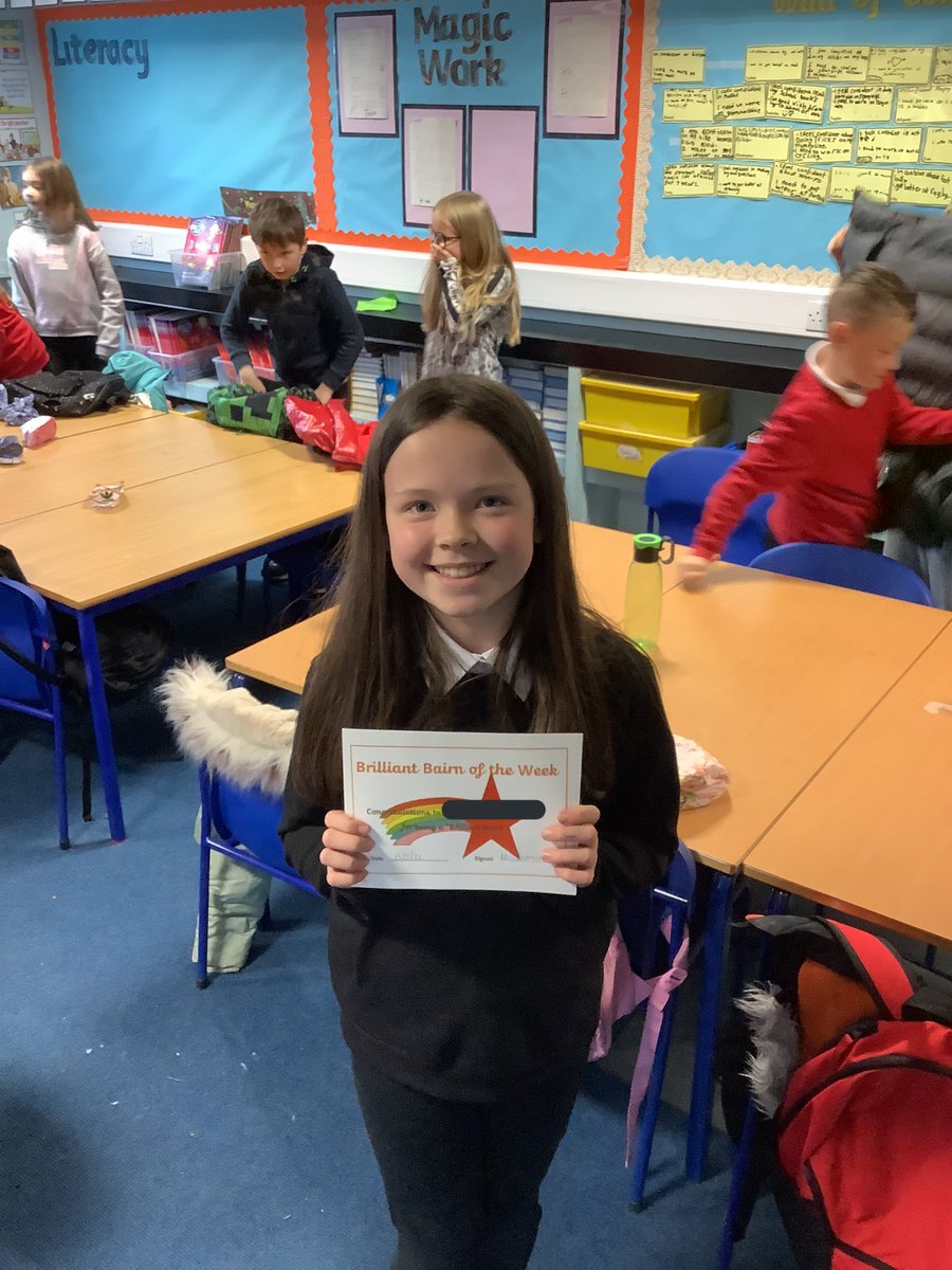 Here is our #BrilliantBankierBairn ⭐️🌈