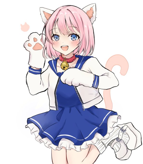 猫耳の女の子のtwitterイラスト検索結果