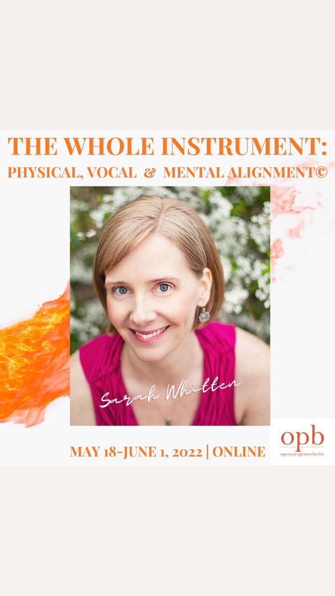 OperaPrgsBerlin's tweet photo. LAST DAY TO REGISTER
THE WHOLE INSTRUMENT: PHYSICAL, VOCAL &amp; MENTAL ALIGNMENT© 
May 18-Jun 1, 2022 | online | 60-day replay
https://t.co/rvOBcTpbl6 https://t.co/PAkyidEvBp