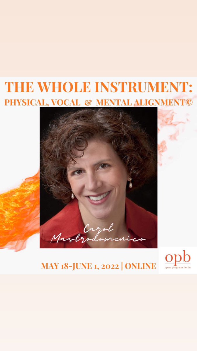 OperaPrgsBerlin's tweet photo. LAST DAY TO REGISTER
THE WHOLE INSTRUMENT: PHYSICAL, VOCAL &amp; MENTAL ALIGNMENT© 
May 18-Jun 1, 2022 | online | 60-day replay
https://t.co/rvOBcTpbl6 https://t.co/PAkyidEvBp