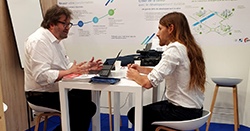 CetimFrance's tweet photo. #GiParis22, c'est parti ! Plus de 50 rdv #Quatrium sont attendus sur notre stand 5C61 ! Philippe Sellier assure le 1er embarquement et rencontre un chargé d'affaires. Côté conférences, nos intervenants sont présents sur plus de 10 keynotes et tables rondes.
#Industrie #transition https://t.co/iVqN6BPvZe