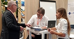 CetimFrance's tweet photo. #GiParis22, c'est parti ! Plus de 50 rdv #Quatrium sont attendus sur notre stand 5C61 ! Philippe Sellier assure le 1er embarquement et rencontre un chargé d'affaires. Côté conférences, nos intervenants sont présents sur plus de 10 keynotes et tables rondes.
#Industrie #transition https://t.co/iVqN6BPvZe