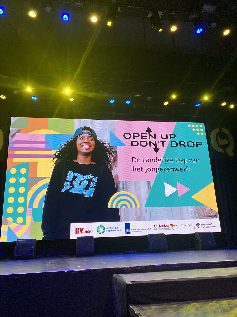 Dag van het jongerenwerk gaat zo beginnen #minvws is erbij.