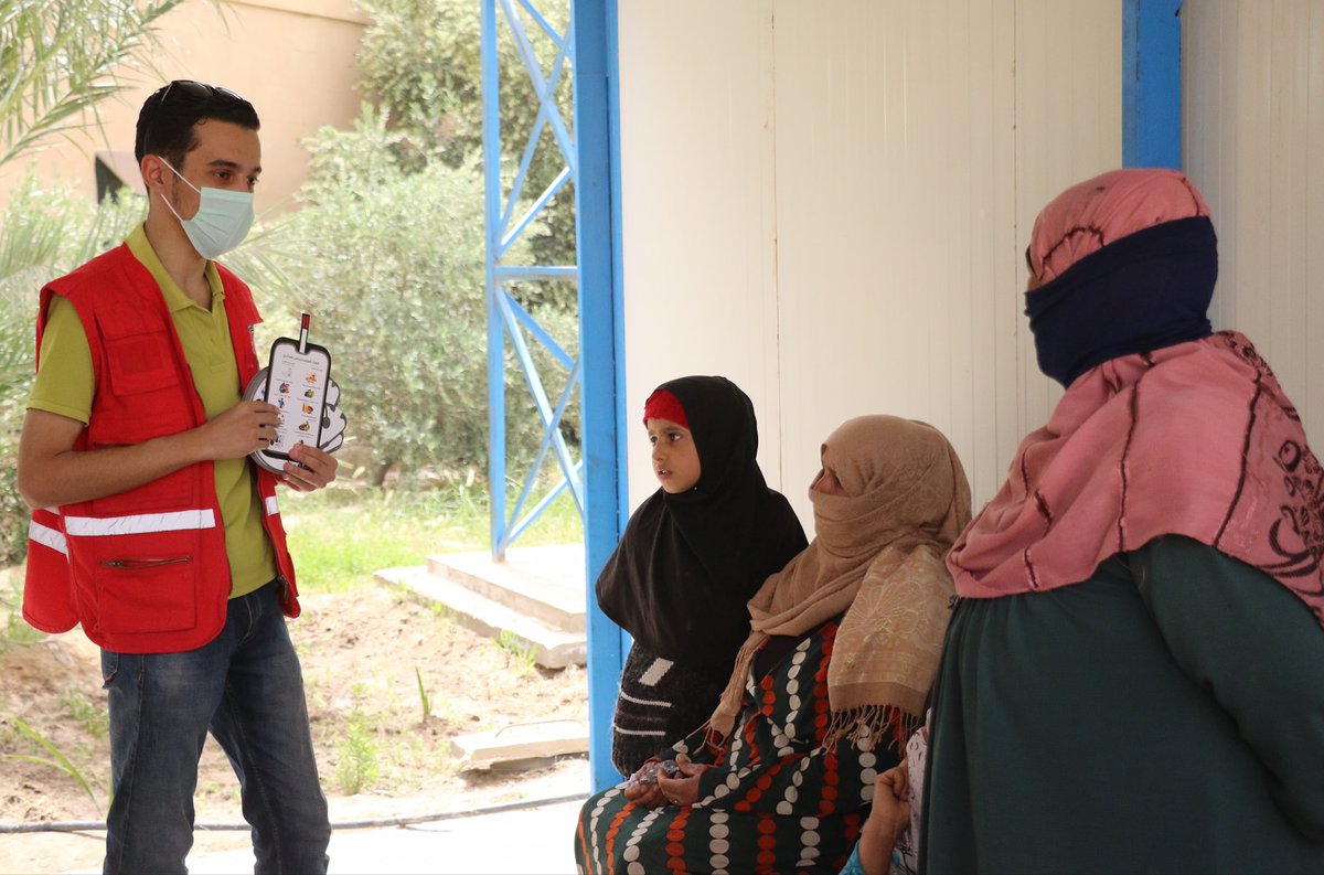SYRedCrescent's tweet photo. 🚑
🥼
In Rural #DeirEzzour @SYRedCrescent mobile health teams reached people in villages. The services ranged from disease detection and treatment to health education and awareness-raising and psychosocial support and distribution of the needed mobility aid.
Supported by @UNFPA https://t.co/m38yqw3iPB