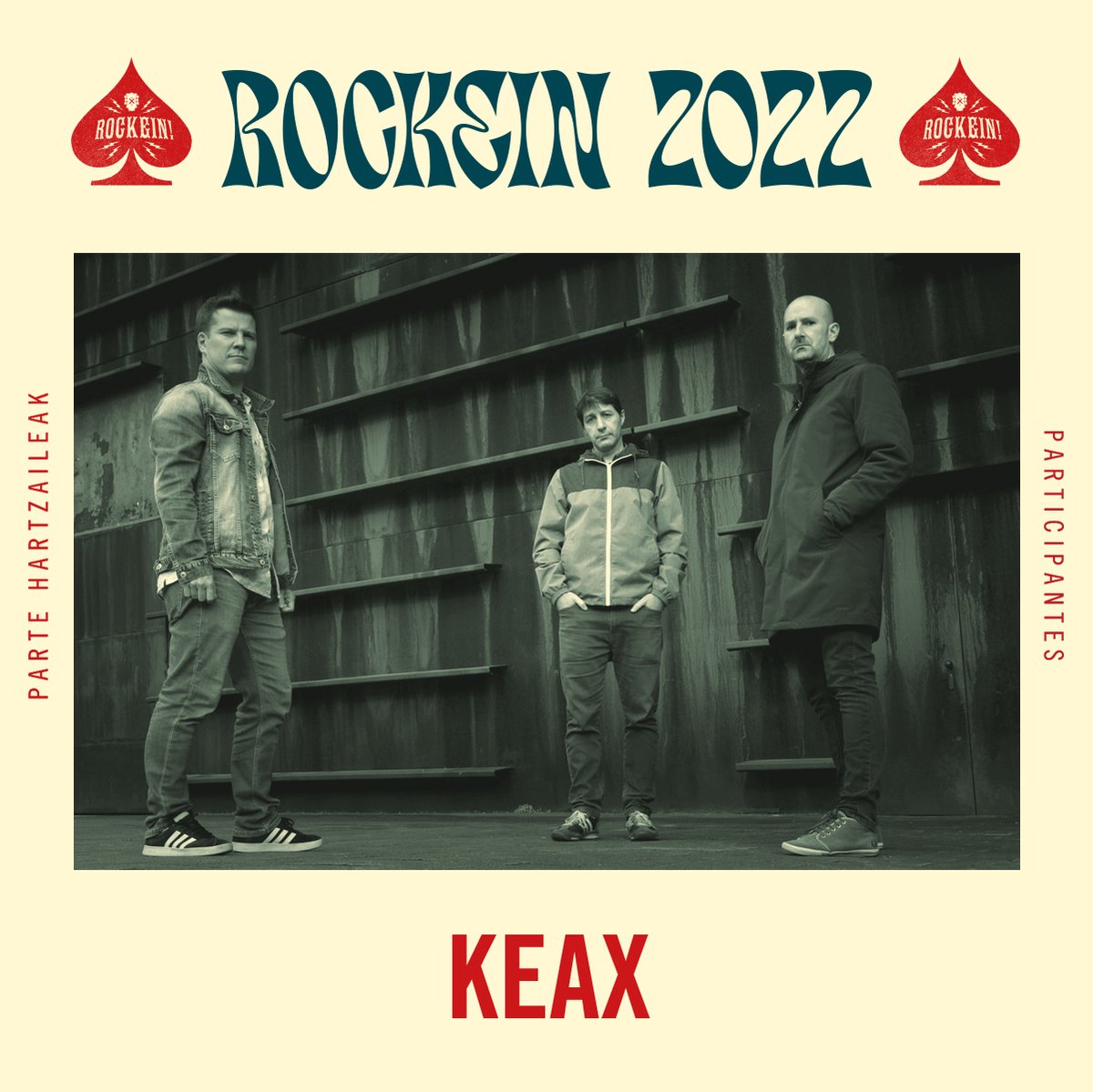 📯 <a href="/keaxband/">KEAX</a> es una nueva banda vizcaína de música alternativa. Musicalmente su propuesta equilibra elementos tradicionales con la electrónica más actual.