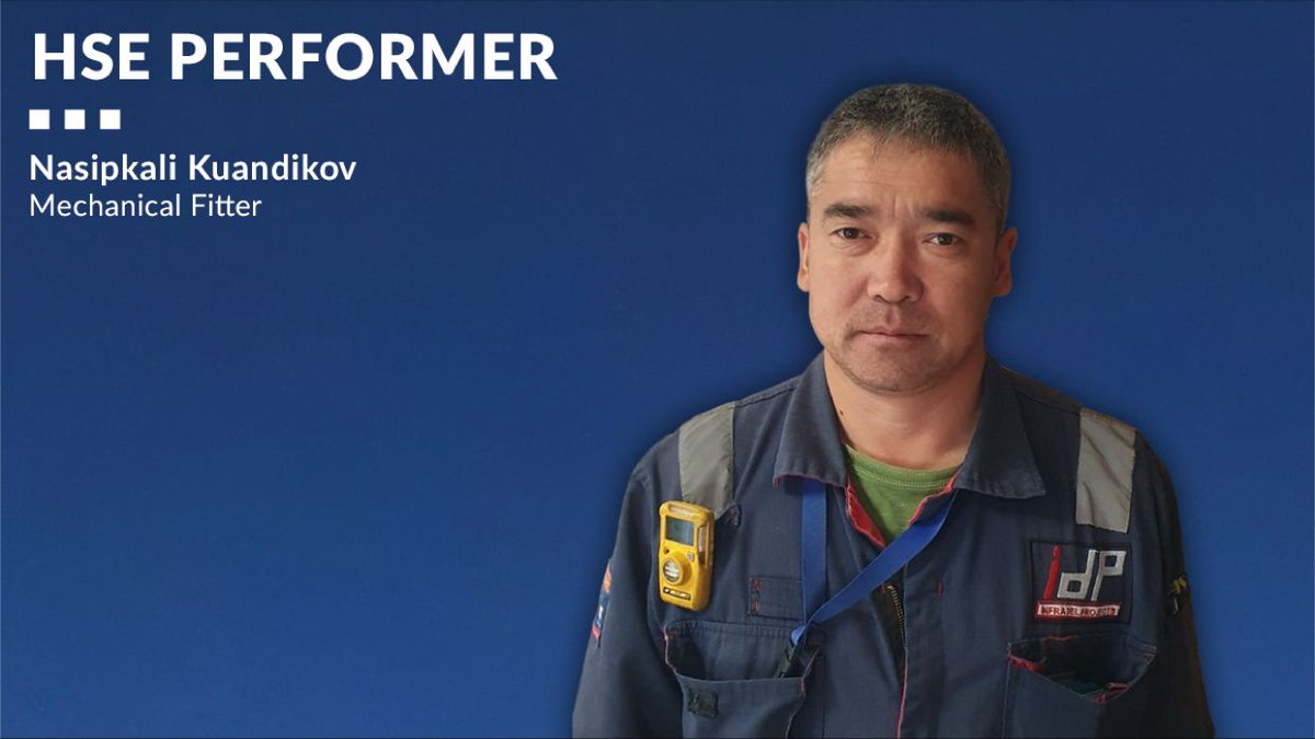 infra_del_p's tweet photo. We are pleased to inform you that #HSE Performer of the April has been chosen, Nasipkali Kuandykov - #slinger. He performs his duties professionally, with great diligence and dedication. Member of the #InfraDelProjects team since 2019. https://t.co/FZ6IpOhSa2