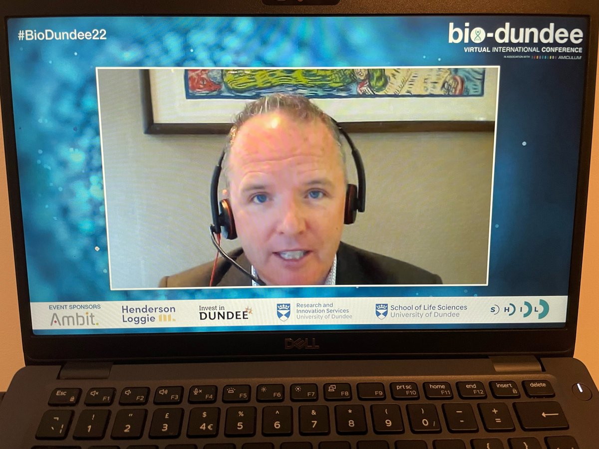 BioDundee's tweet photo. #BioDundee22 in association with @AMICULUM_global is here!
Welcome remarks from our Keynote Speaker, Adrian Gillespie, CEO @scotent ahead of our 1st session at 9.30am.
You can still join us today by clicking here https://t.co/eAcLs5wtHp https://t.co/cxvYridl04
