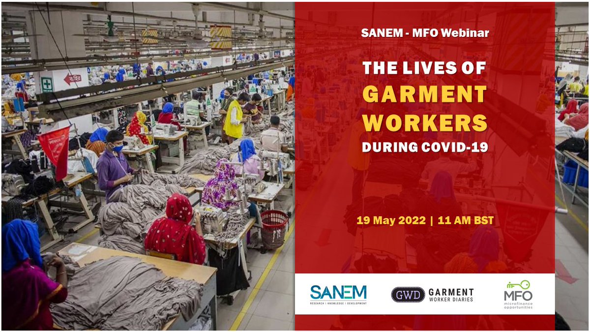 sanemnet's tweet photo. Join the webinar to learn how the lives of garment workers in Bangladesh have evolved during the COVID-19 crisis. 

Registration link: https://t.co/SjAhpmaZhl

Learn more: https://t.co/ZyVQeJUrW9 https://t.co/th4WZNEcSi
