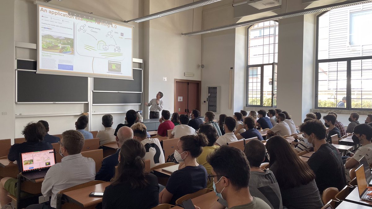 This morning <a href="/PoliTOnews/">Politecnico di Torino</a> we are launching the new #MSc in #Communications Engineering with a panel of distinguished speakers from Centro ricerche Rai, <a href="/TIM_Official/">TIM Official</a> and <a href="/Argotec_Space/">Argotec</a> discussing the role of telecoms for the future