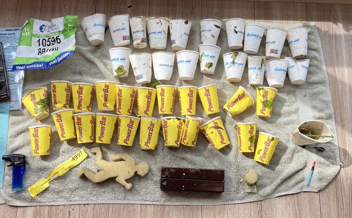 Plastic_spotter's tweet photo. Hoezo niet bijdragen aan de plastic soep? Volgend jaar graag een andere opplossing! @Dunea @PowerBarNL @LeidenMarathon #cupcount https://t.co/WK2VkUX7kM