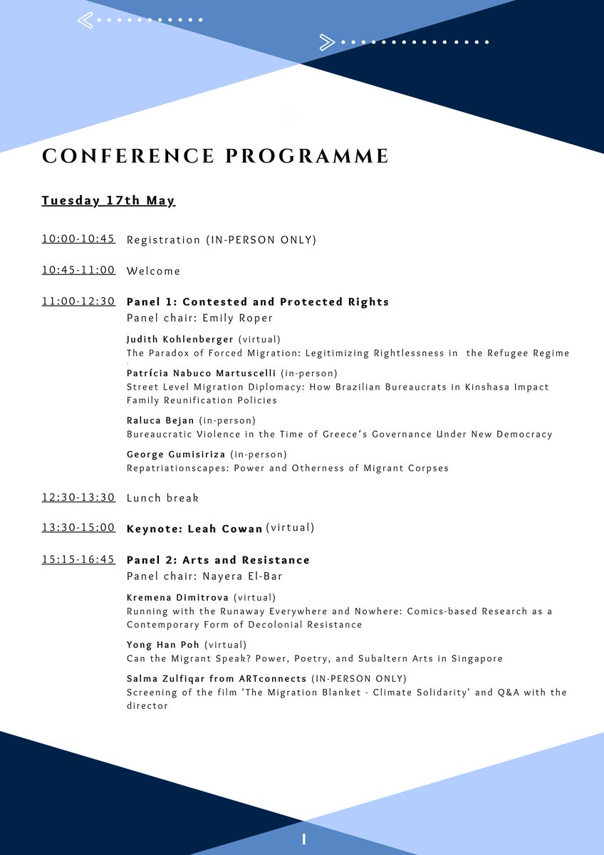 OxfordMSS's tweet photo. It's conference day! We can't wait to welcome you for three days of engaging conversation on power, agency and migration. Check out our programme for more details on what's to come #OxMigration2022 https://t.co/rmsh5Tvgqg