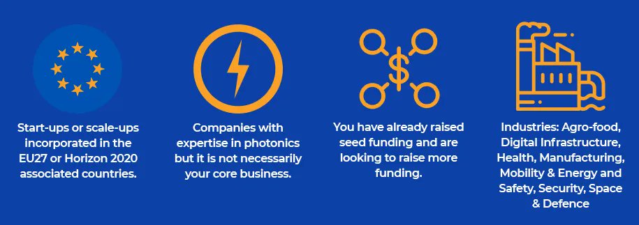 DiMPro_Lahnis's tweet photo. Does your start-up or scale-up use #photonics?
Are you looking to raise #funding soon?
If yes, Check this:
PhotonHub Investment Readiness Coaching & Investor Matchmaking https://t.co/wx8dkpK4Hh
#LBAAM #photonicsEU #photonhub
@PhotonHub https://t.co/YOHoizl79E