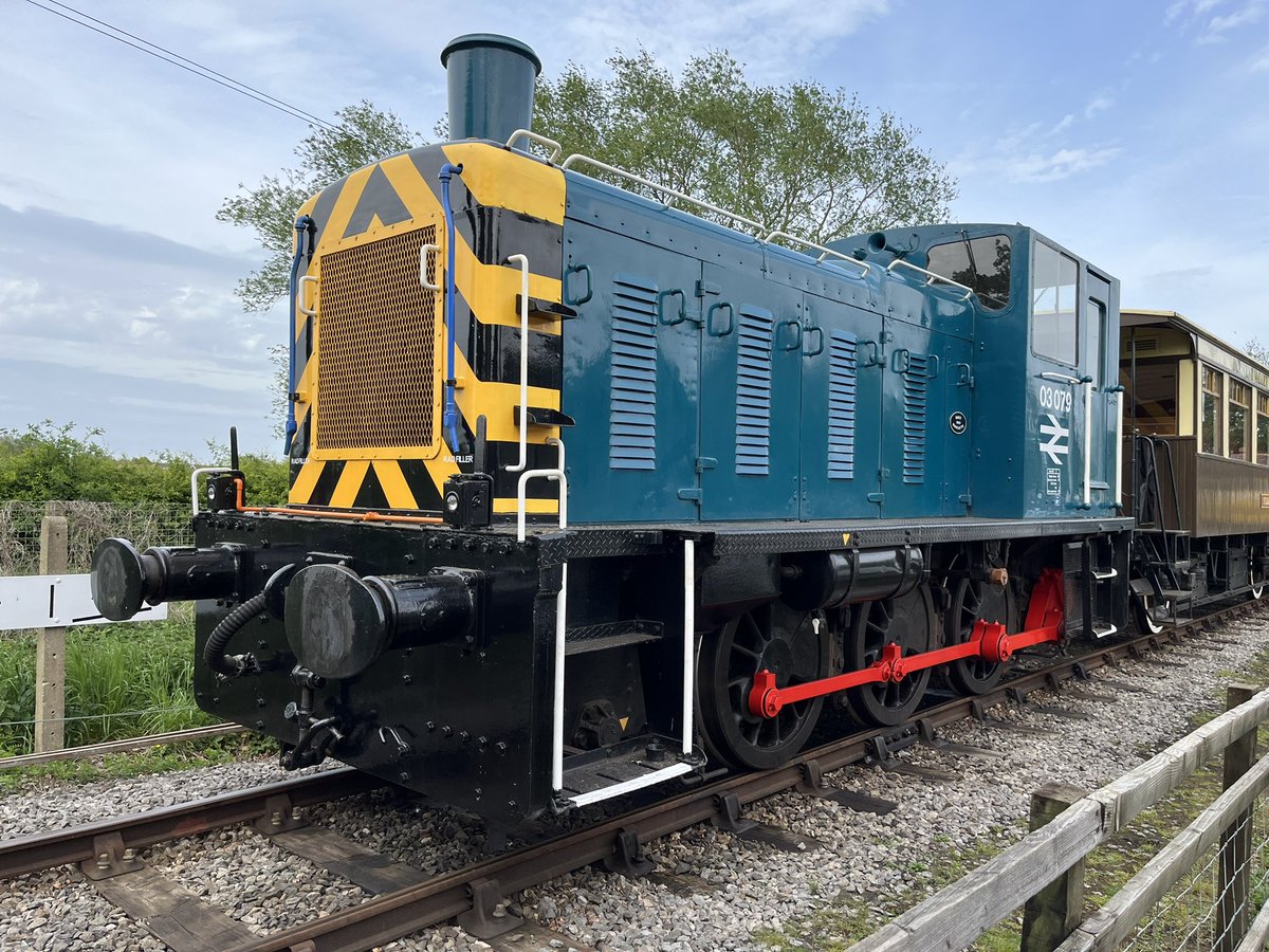 DVLR_Murton's tweet photo. We’ve got two 3s rostered this Sunday at the DVLR. Class 03 03079 and Ruston &amp; Hornsby 88DS Rowntree No.3! Trains every 30mins from 11:00-16:00, have as many trips as you like and there’s plenty to do @murtonpark too! #dvlr #murtonpark #heritagerailways https://t.co/P5aIVH1i21