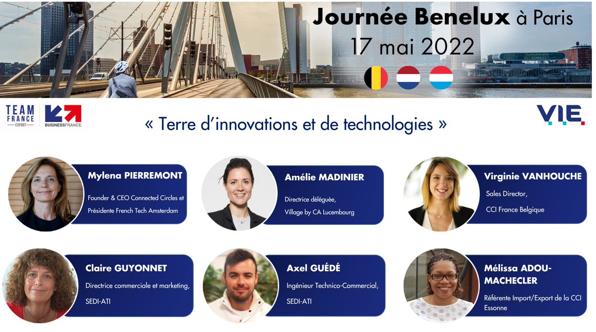 La deuxième table ronde sur le #benelux débute avec pour thème "Terre d'innovations et de technologies" !

<a href="/cciessonne/">CCI Essonne</a>, #sediati, <a href="/LeVillagebyCA/">Le Village by CA</a>, <a href="/CCI_FB/">CCI FRANCE BELGIQUE</a>, <a href="/LaFrenchTech/">La French Tech</a> #journéebenelux
