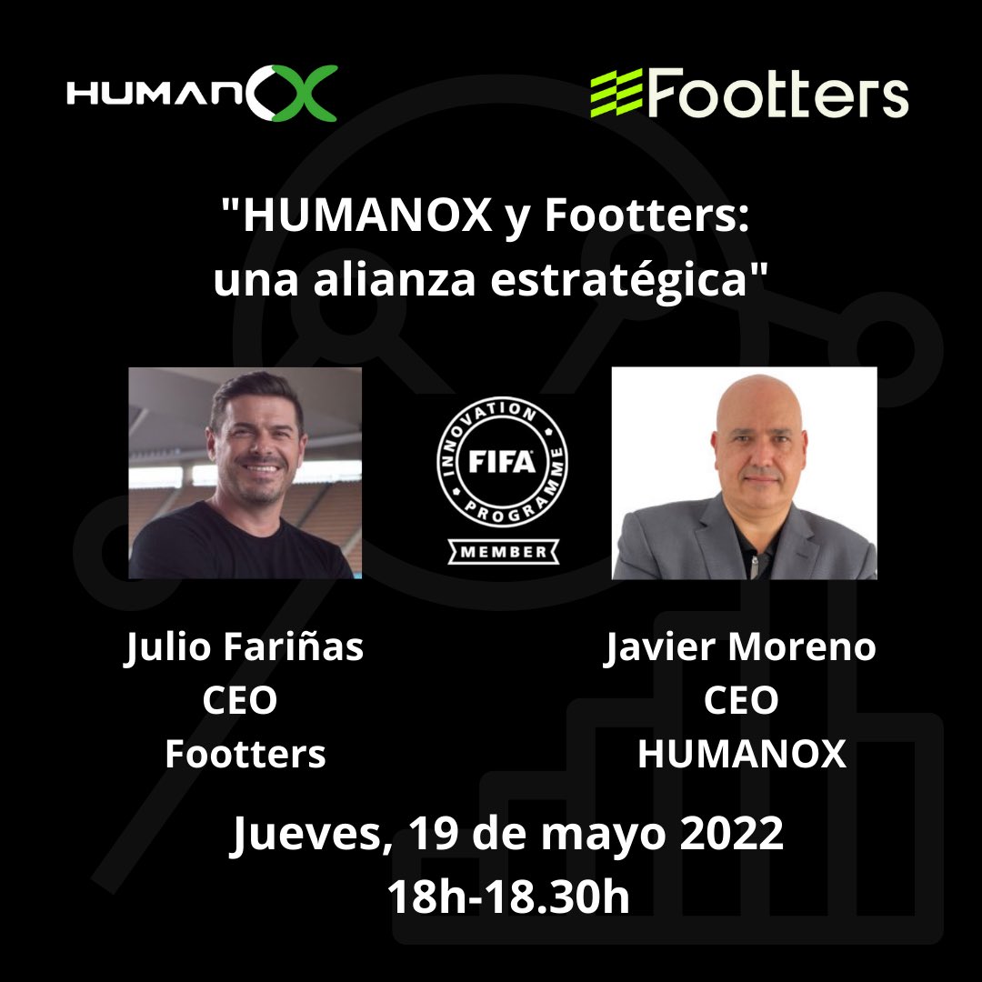 WEBINAR: Los CEOs de #HUMANOX y @footters @JMoreno_HUOX y @jfarinasbaro nos dan claves este jueves sobre su alianza estratégica. #WebinarHUMANOX #futbolbase <a href="/PrimeraRFEF/">Primera Federación</a> Modera @JMartin_Humanox REGÍSTRATE AQUÍ👉🏻: teams.microsoft.com/registration/X…