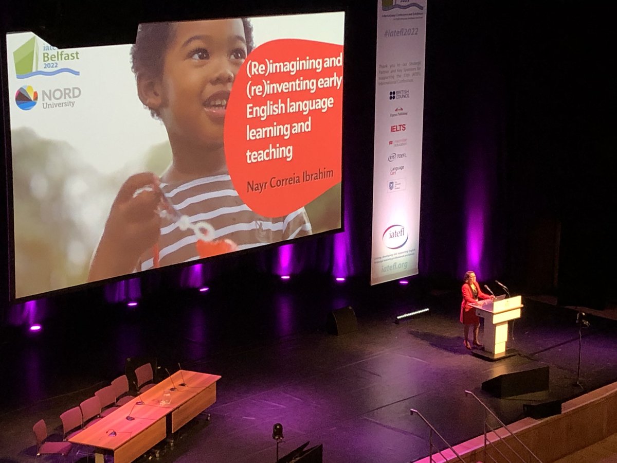 elt_alex's tweet photo. Looking forward to Nayr Ibrahim’s opening plenary. #iatefl2022 https://t.co/chOyXkSsDr