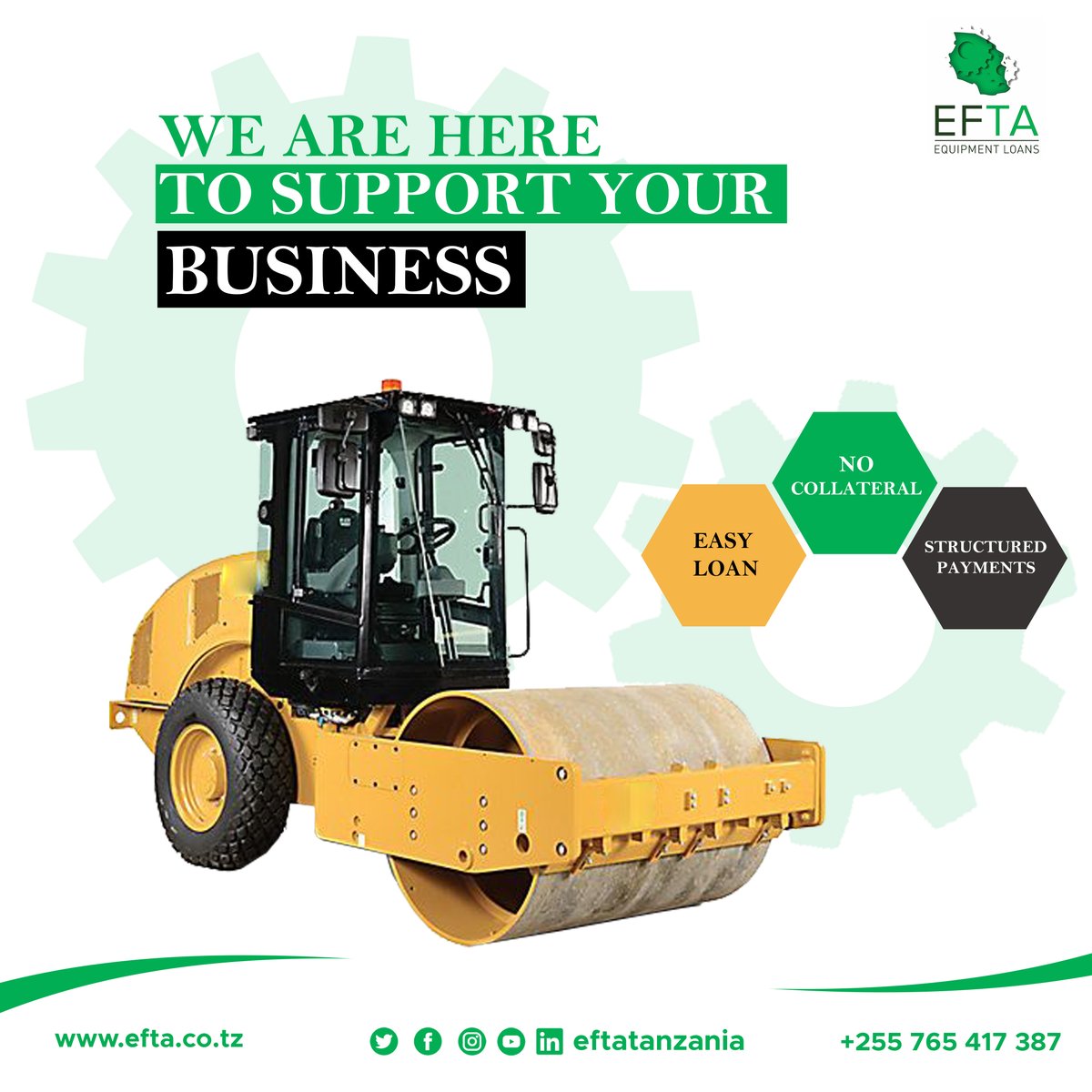 EFTA_tz's tweet photo. We are here to Support Your Business!!!
#NoCollateral
#EasyLoan
#StructuredPayments https://t.co/p7cCzoyaar
