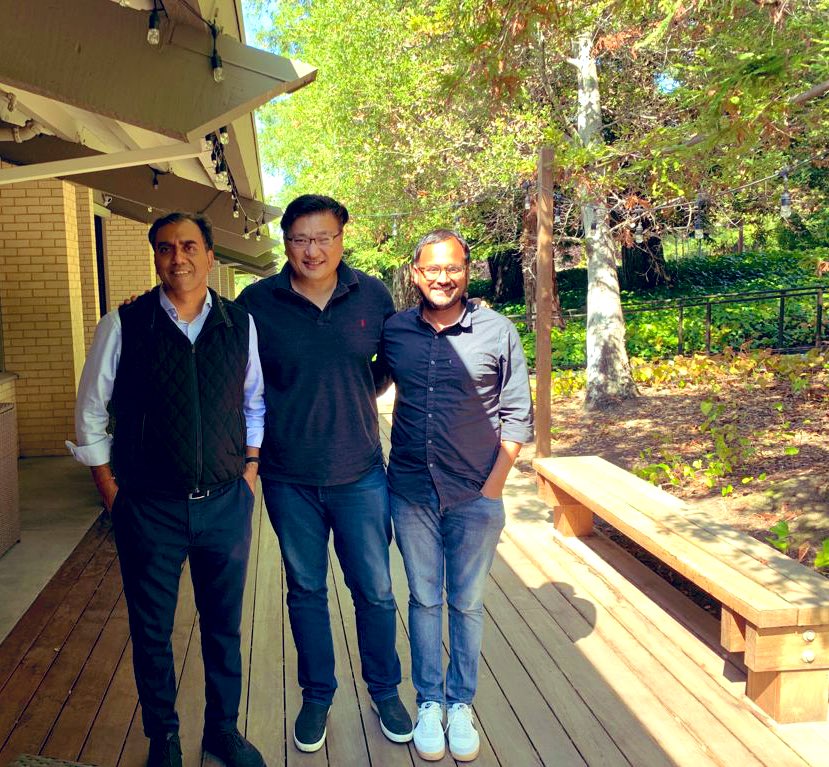 sanjaynath's tweet photo. Always great to catch up @hanstung 

Proud to partner with @dhirendranm @aprabhud as they scale @helloturtlemint to an insure-tech leader 🤛🏻

At an India Internet Day, recall your saying “🇮🇳 will deliver 100🦄s”... amazing to see that day become a reality! 

@BlumeVentures https://t.co/FnVM28rndC