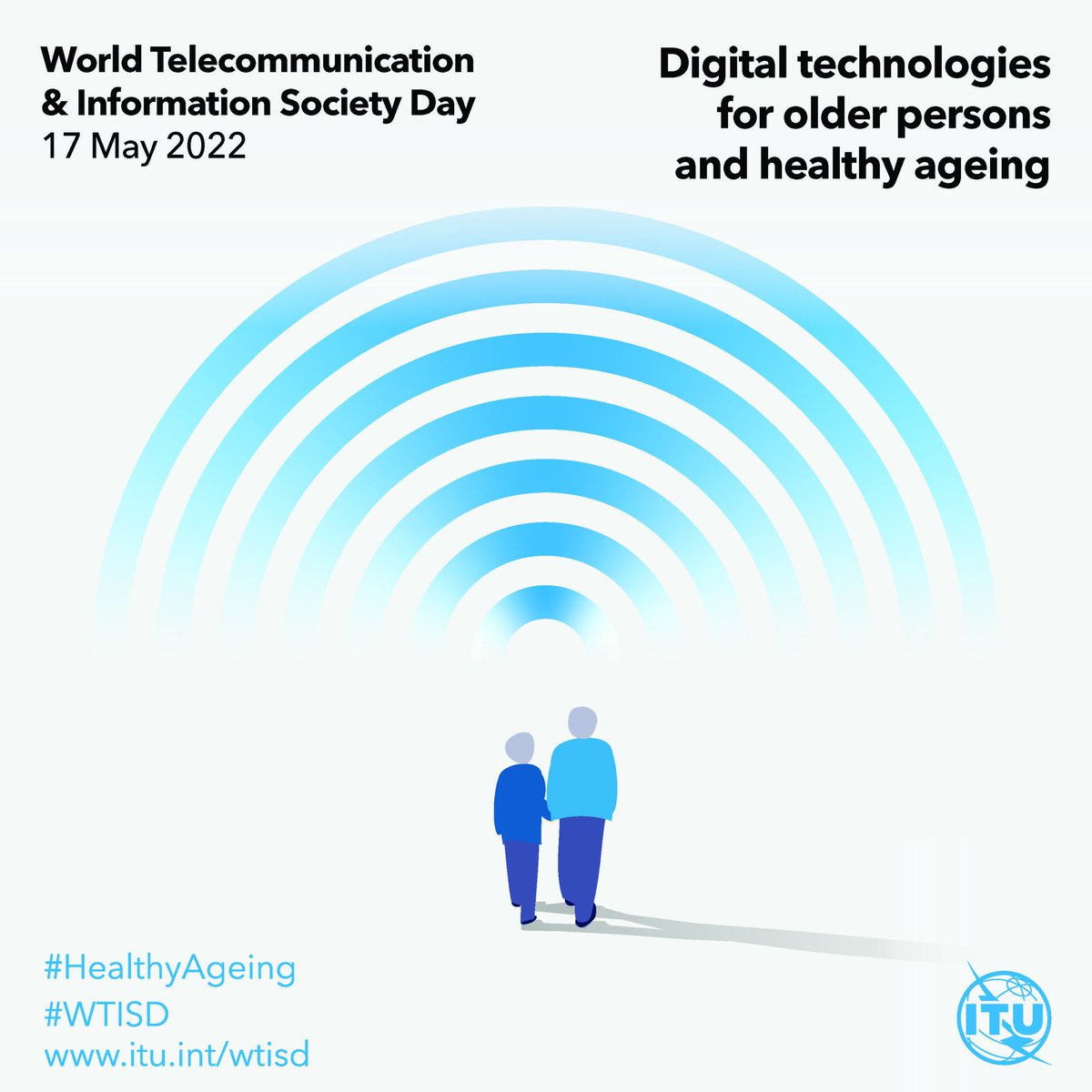 Digital infrastructure has a critical role in enabling healthier ageing. It also enables older persons to participate &amp; contribute to society. Happy World Telecommunication &amp; Information Society Day!

<a href="/ITU/">Int’l Telecommunication Union</a> #HealthyAgeing #WTISD2022 itu.int/wtisd/en/