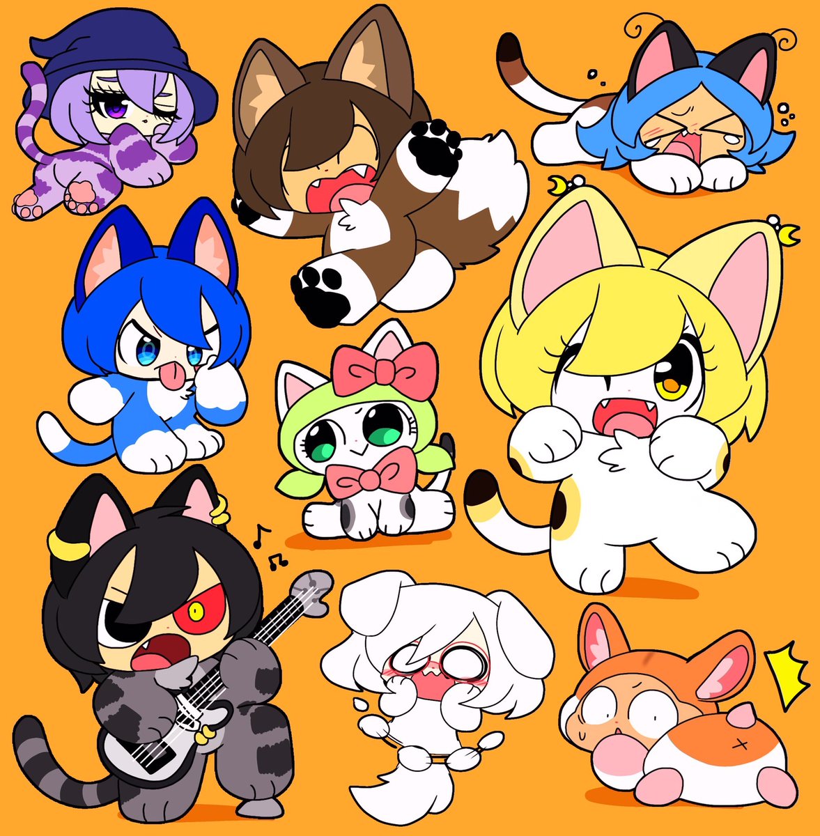 Niipiniipipi's tweet photo. デフォルメマスコットｹﾓ https://t.co/yo10a7UW2v