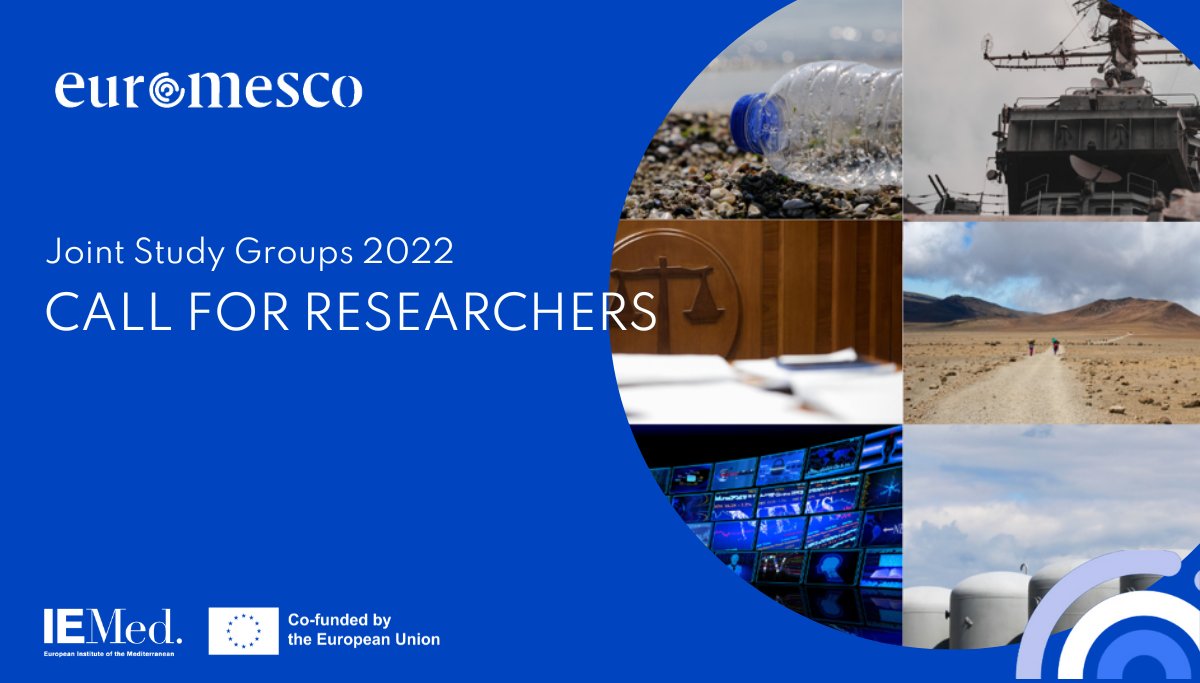 euromesco's tweet photo. 📢LAST 2 DAYS!
Apply now for the #JointStudyGroups 2022! Be part of a professional and dynamic Euro-Mediterranean research team!
🤩Don't miss the chance!
🗓️You have time until tomorrow midnight!👉https://t.co/FQ8g0P8WKX https://t.co/GZrgZEFk5N