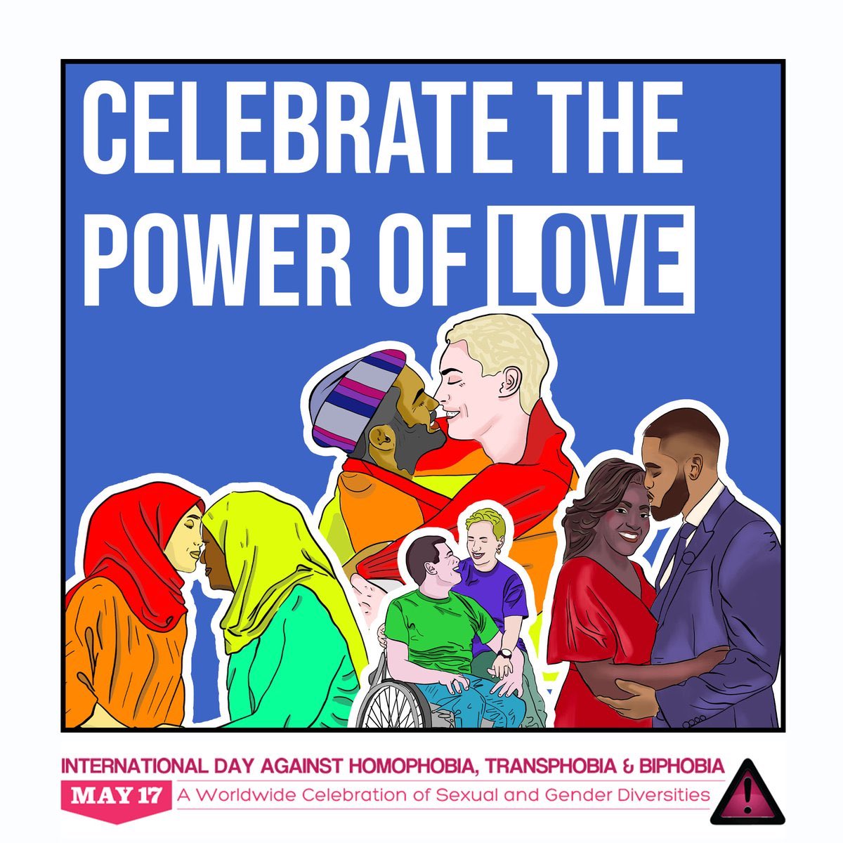 UOBLGBTplus's tweet photo. Today is International Day Against Homophobia, Biphobia &amp; Transphobia. Every person in @uniofbrighton is encouraged to be their authentic self. There is no place for discrimination in our community. https://t.co/CUHFCBOB0z