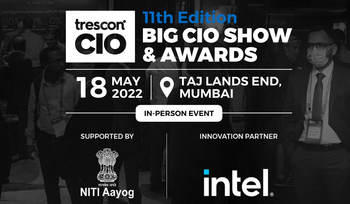 Dista is a Bronze Partner for the 11th Big CIO Show and Awards. Our CTO Deepak Garg, along with Somaskandan Agneeswaran, and Ajay Nimbalkar, will be there at the event.

#BigCIOShow #BigCIOShowAwards #TresconCIO #CIOs #thoughtleadership #awards #leadership #GoogleCloudPartners