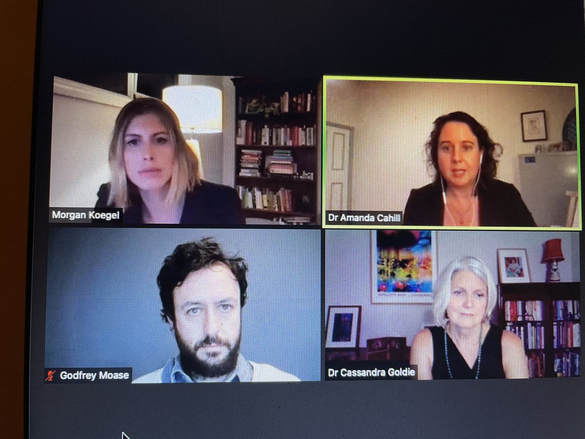Great to be hearing from <a href="/cahill_amanda/">Amanda Cahill</a> <a href="/cassandragoldie/">Cassandra Goldie🌈</a> and @gemoase about the importance of the incoming government to #PutClimateFirst expertly facilitated by <a href="/climatecouncil/">Climate Council</a> ‘s <a href="/MorganKoegel/">Morgan Koegel</a>