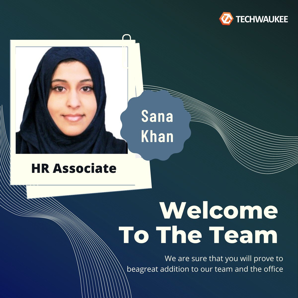 techwaukee's tweet photo. The whole company welcomes you, and we look forward to a successful journey with you! 
@SKhn910 Welcome aboard!

#team #newjoinee #welcometotheteam #TWteam #recruiter #hr #hrassociate #letsgrowtogether https://t.co/bDBt2JUK2o