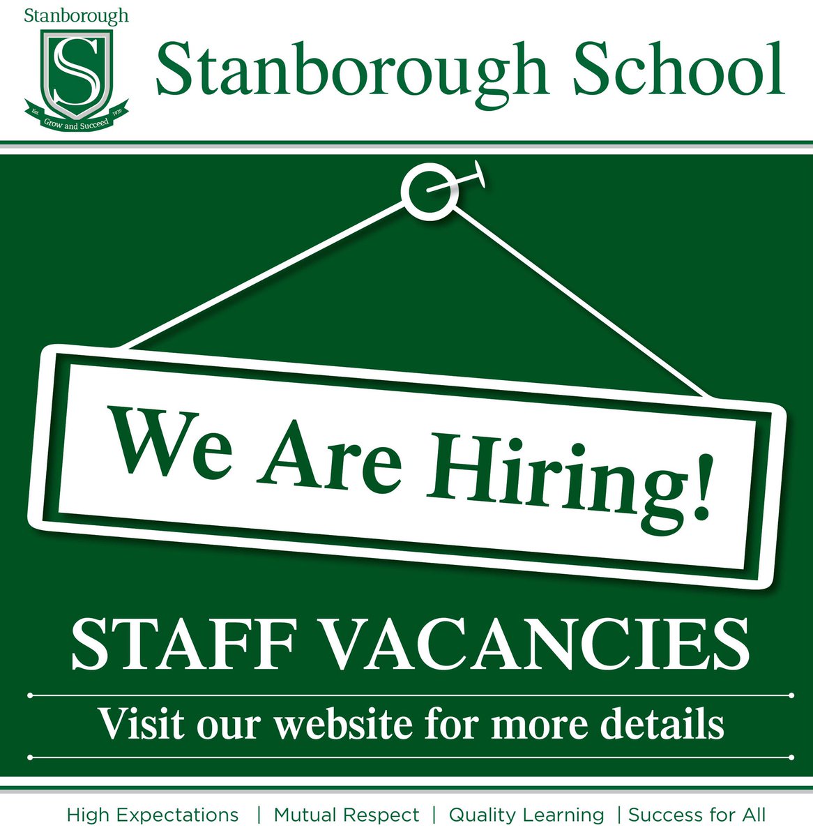 StanboroughS's tweet image. We wish to appoint an outstanding and inspiring teacher of Modern Foreign Languages with the ability to teach French and/or Spanish.  Please see our website for more information, stanborough.herts.sch.uk/vacancies/staf…