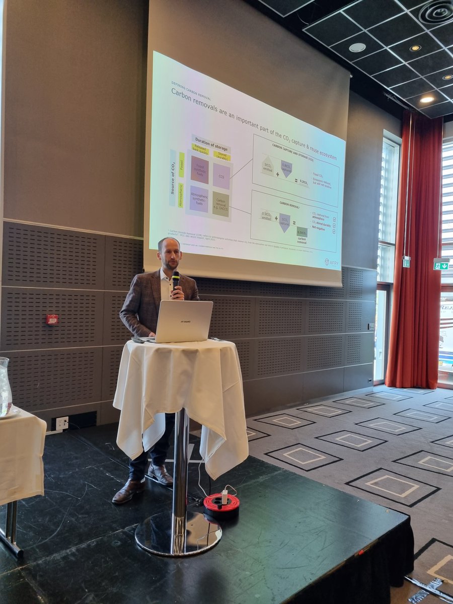 CO2_captureconf's tweet photo. We're on &amp; have the full house, 200+ participants joining. Great to guest you in Copenhagen!

Day 1, chaired by Stephan Rieke @bseMethanol, started with the presentation by Mostyn Brown, @AFRY, about mixing #carbonremovals with the #EUETS

Waiting to hear more!

#CCU #CCUS https://t.co/EwFxevCLYY