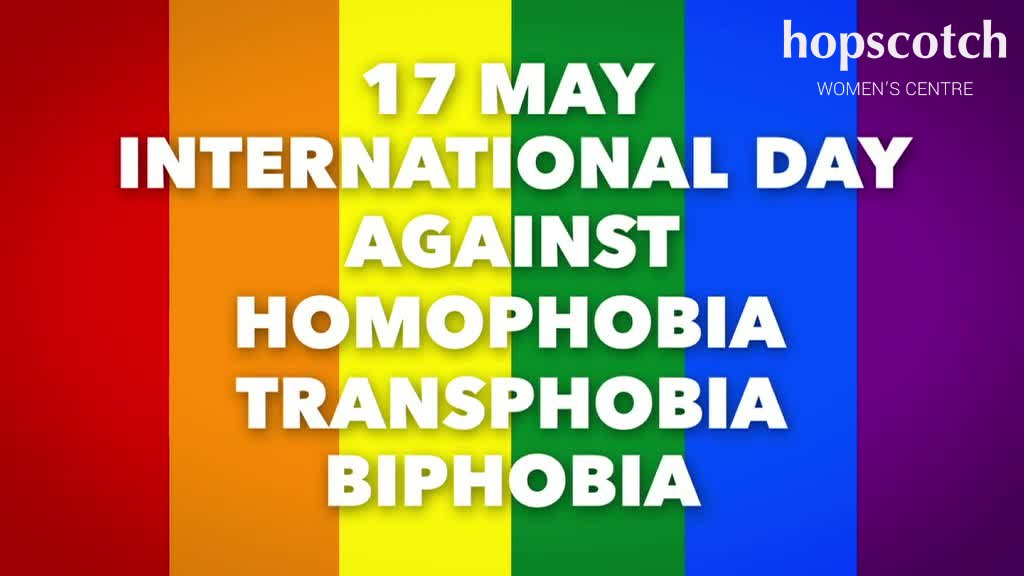 Hopscotchwc's tweet photo. Today is the International Day against Homophobia, Biphobia and Transphobia. Hopscotch is built on a foundation of providing support to the marginalised, and continues to oppose and condemn Homophobia, Biphobia and Transphobia in all forms. https://t.co/e63saJ117a