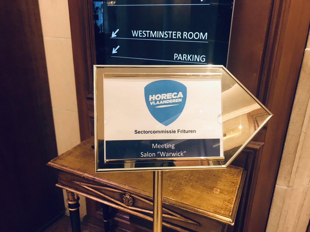 Vandaag <a href="/work/">Work</a> te Brussel <a href="/HorecaVL/">Horeca Vlaanderen</a> Sectorcommissie frituren 🍟 1 agendapunt met voorrang : project Erkend Vakmanschap Friturist 
#gemotiveerdteam #gemotiveerdevoorzitter #Brussel #frietjesvandefrituur