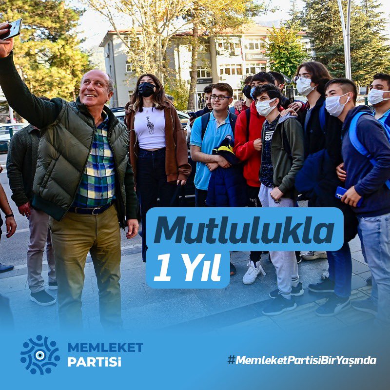MemleketimParti's tweet photo. Mutlulukla 🤗

#MemleketPartisiBirYaşında https://t.co/TNcVdAXl9c