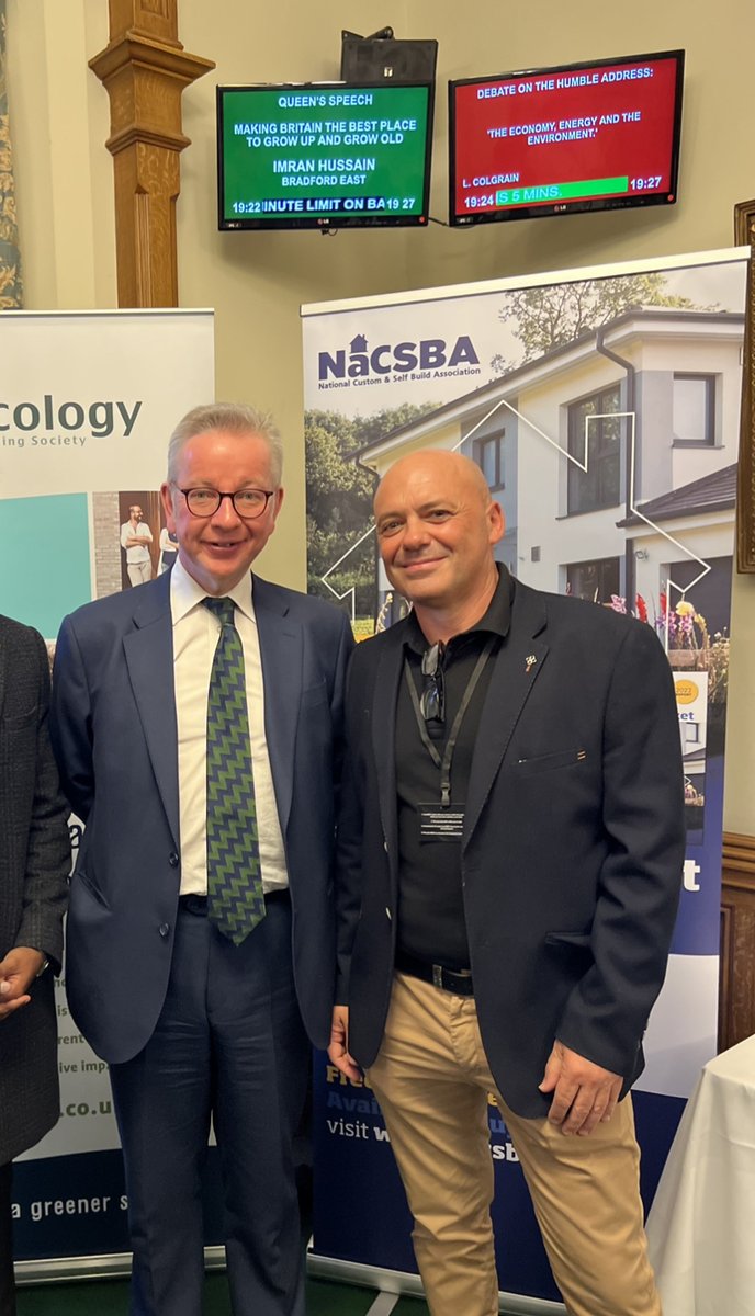 Idealcombi UK Managing Director James Hutchins was present at the House of Commons reception hosted by Richard Bacon MP last night, influencing change in the self-build and custom housebuilding sector in the UK working with the Sec of State for Leveling up, Michael Gove MP.