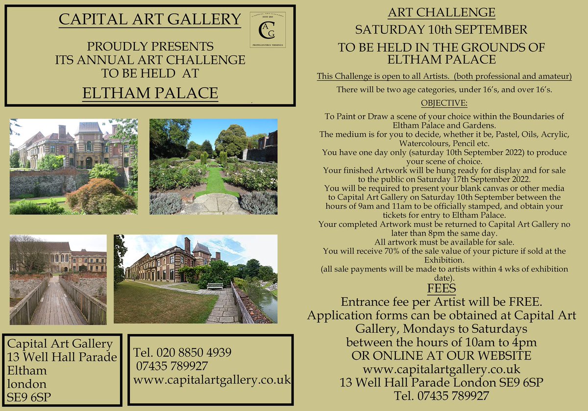 capitalgallery's tweet photo. ENTRY FORMS CAN NOW BE COMPLETED ONLINE AT https://t.co/M4Y2ZyIWU2
 Or you can pop into Capital Art Gallery to pick up an Entry Form. Remember entry is FREE FREE FREE. What an opportunity. https://t.co/PLCrsE7yXv