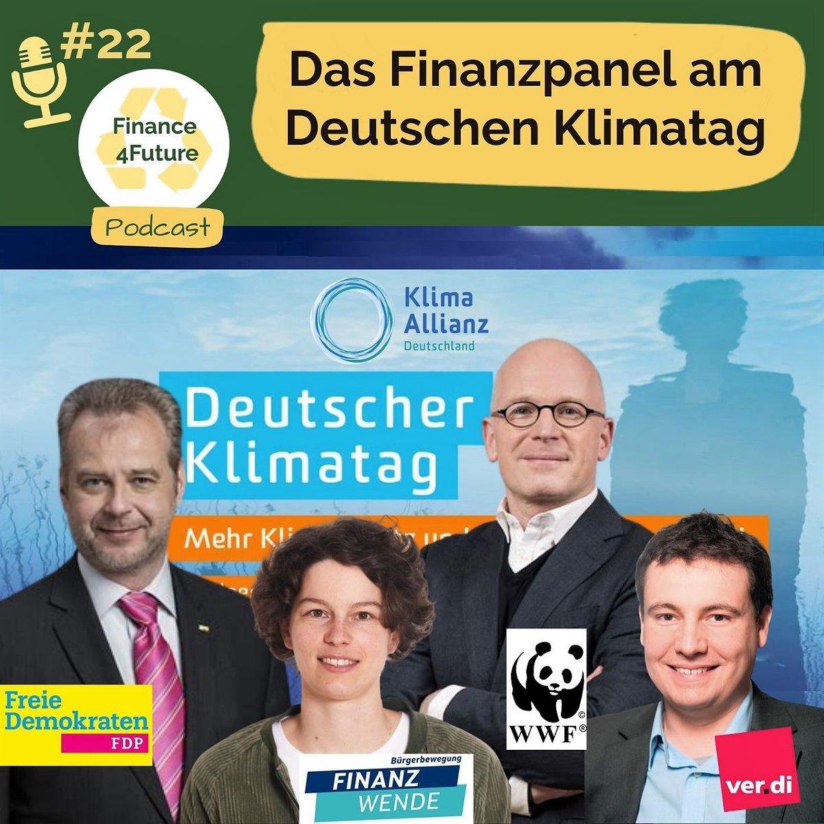 Beim Deutschen Klimatag #klimatag22 hat Niklas Krämer von #Finance4Future die Paneldiskussion #Finanzen verfolgt und daraus eine Podcastfolge gemacht. Absolute Hörempfehlung!

Jetzt überall, wo es Podcasts gibt, z.B.
Spotify: lnkd.in/gFgN5egw
Apple: lnkd.in/g-kaqa4d